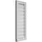 Ekena Millwork Vertical Surface Mount PVC Gable Vent: Functional, w/ 2"W x 2"P Brickmould Sill Frame, 12"W x 32"H GVPVE12X3203SF - alternate 3